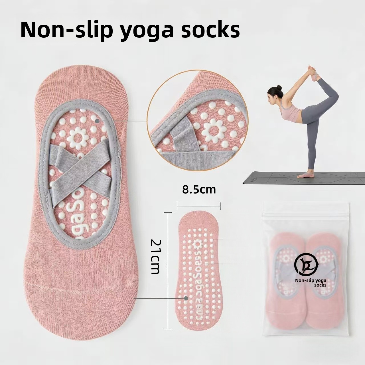 Pilates Yoga Sport - Calzini da Yoga per Donne con