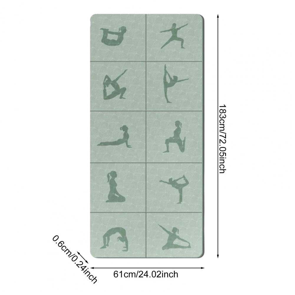 Pilates Yoga Mat Thickness - Tappetino Yoga Pieghevole Extra Portatile, Spesso