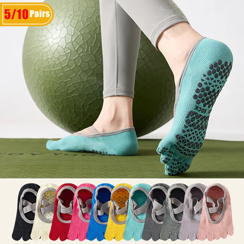 Pilates Yoga Origin - 5/10 Paia di Calzini da Yoga
