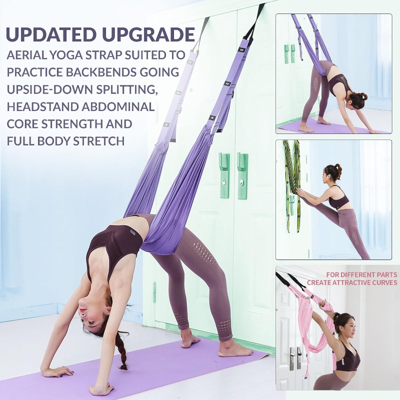 Pilates Yoga Aerial - Set Amaca Regolabile per Yoga Aereo
