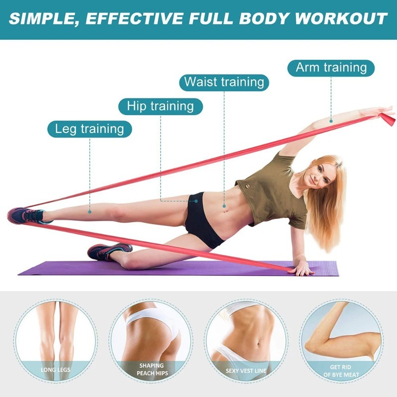 Fasce di Resistenza in Lattice - Pilates Yoga Home Workout recensione e prezzo