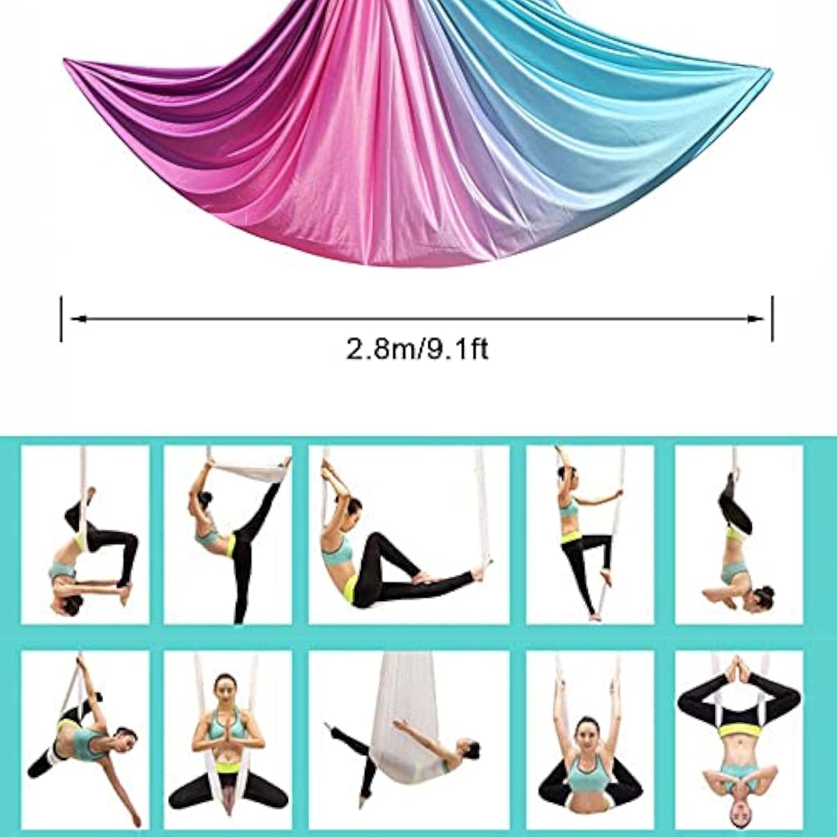 Amaca per Yoga Aereo 5M x 2.8M - Pilates Yoga Aerial recensione e prezzo